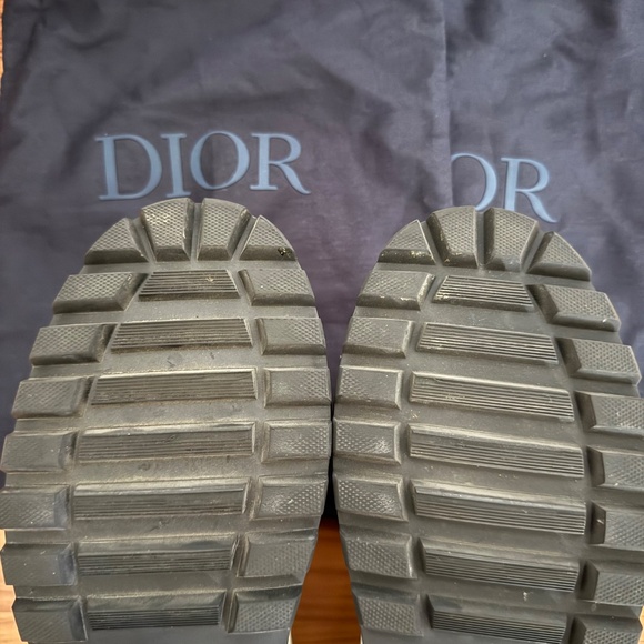 Dior x Sacai Black Men's Derby Shoes Sz 8 Orig. $1600 - Picture 9 of 12